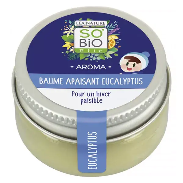 Bálsamo Calmante Infantil So'Bio Étic Aroma com Eucalipto Orgânico 25g