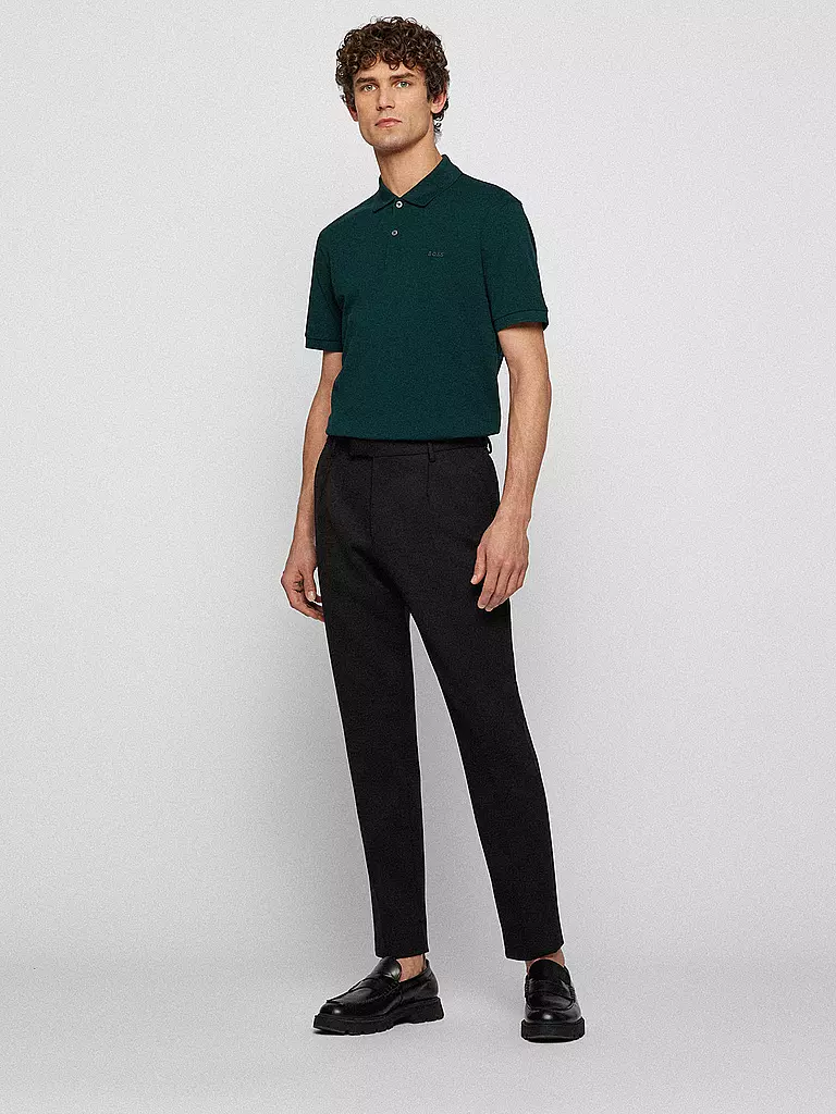 BOSS Poloshirt Regular Fit PALLAS dunkelgrün