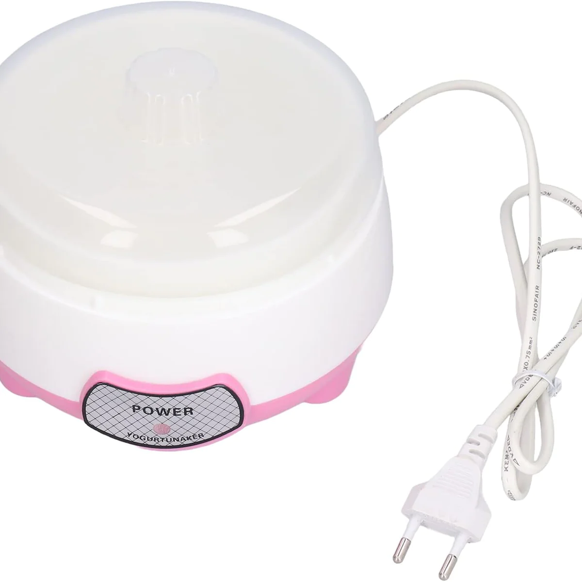 Yaourtière Électrique de 1L 15W rose blanc Vendos85