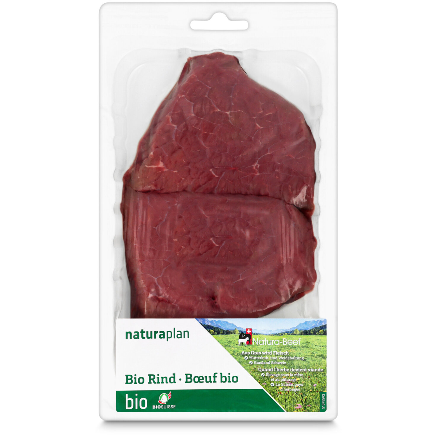 Naturaplan Bio Natura-Beef Saftplätzli 2-3 Stück 200g