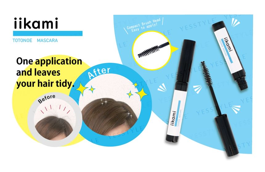 iikami - Totonoe Haar Mascara Kleurloos