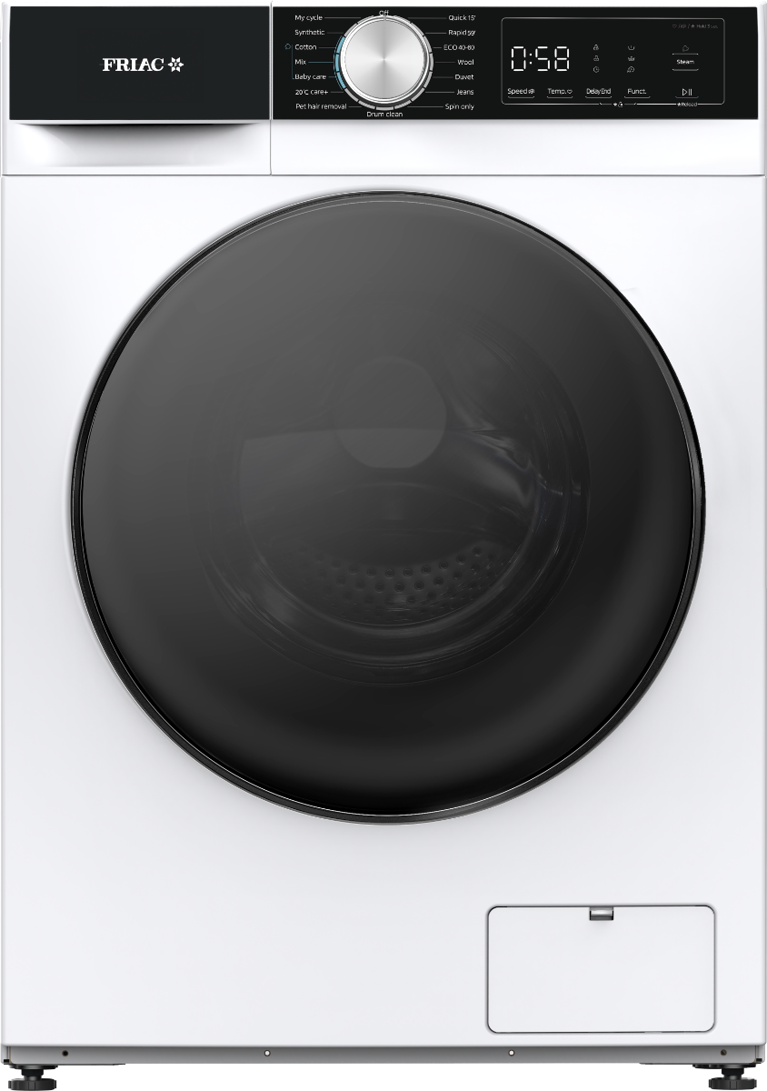 Friac wasmachine WA1220A -12 kg - 1400 T/min - Energieklasse A-20%