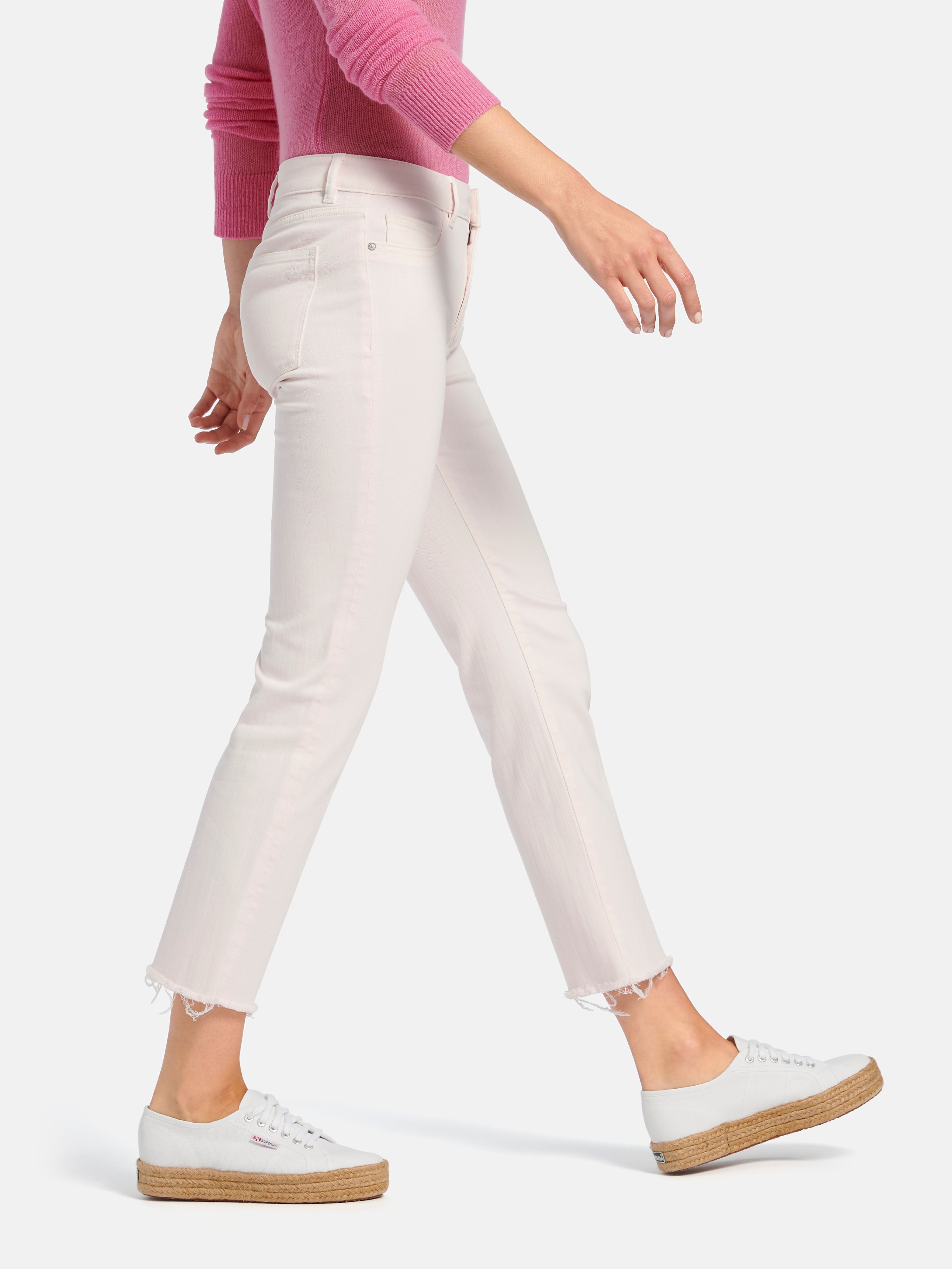 7/8 Jeans Modell Mara Straight Mid Rise