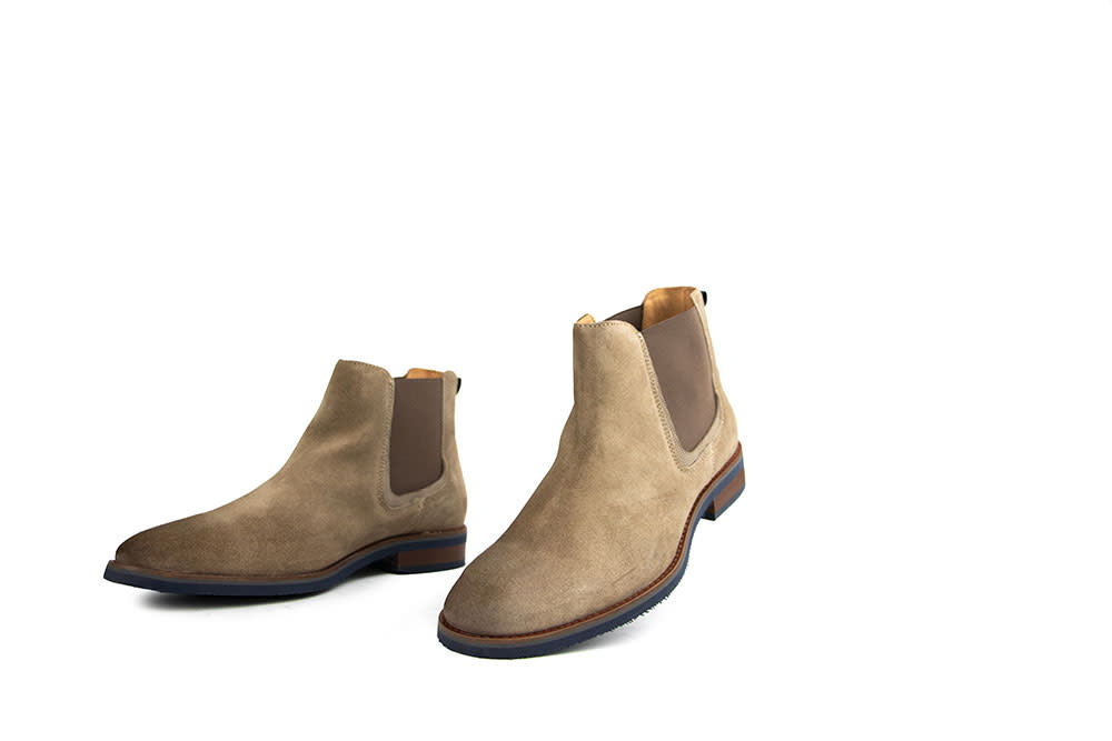 Van Lier Chelsea Boots Amalfi Taupe Suède
