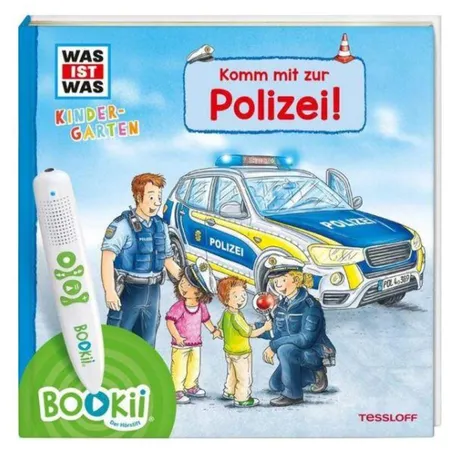 BOOKii® WAS IST WAS Kindergarten Komm mit zur Polizei!