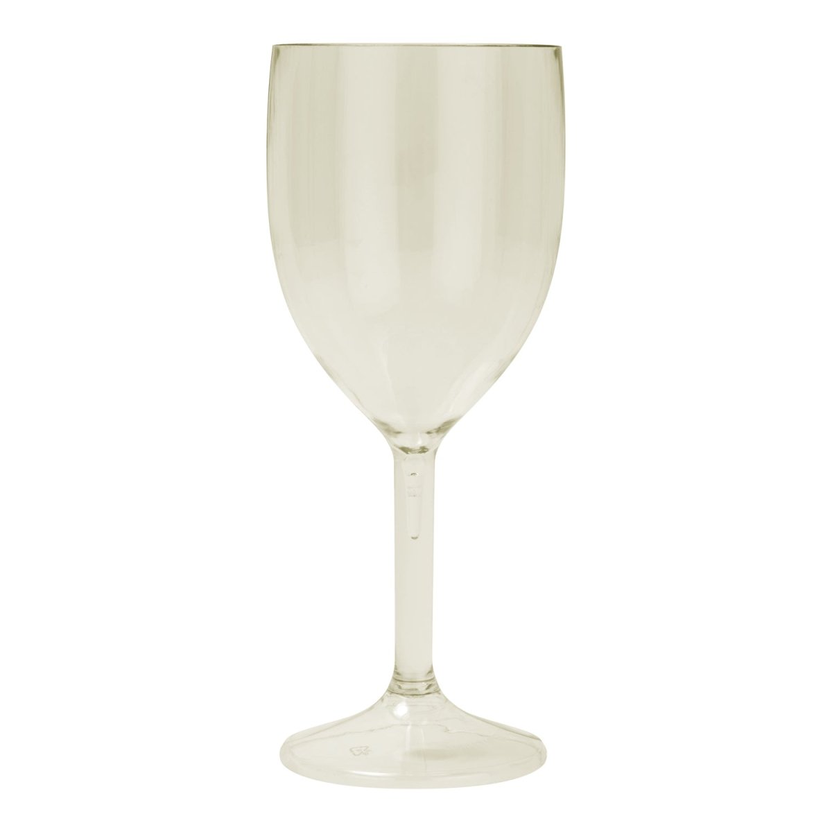 Beige Wijnglas Plastic 300ml 2st