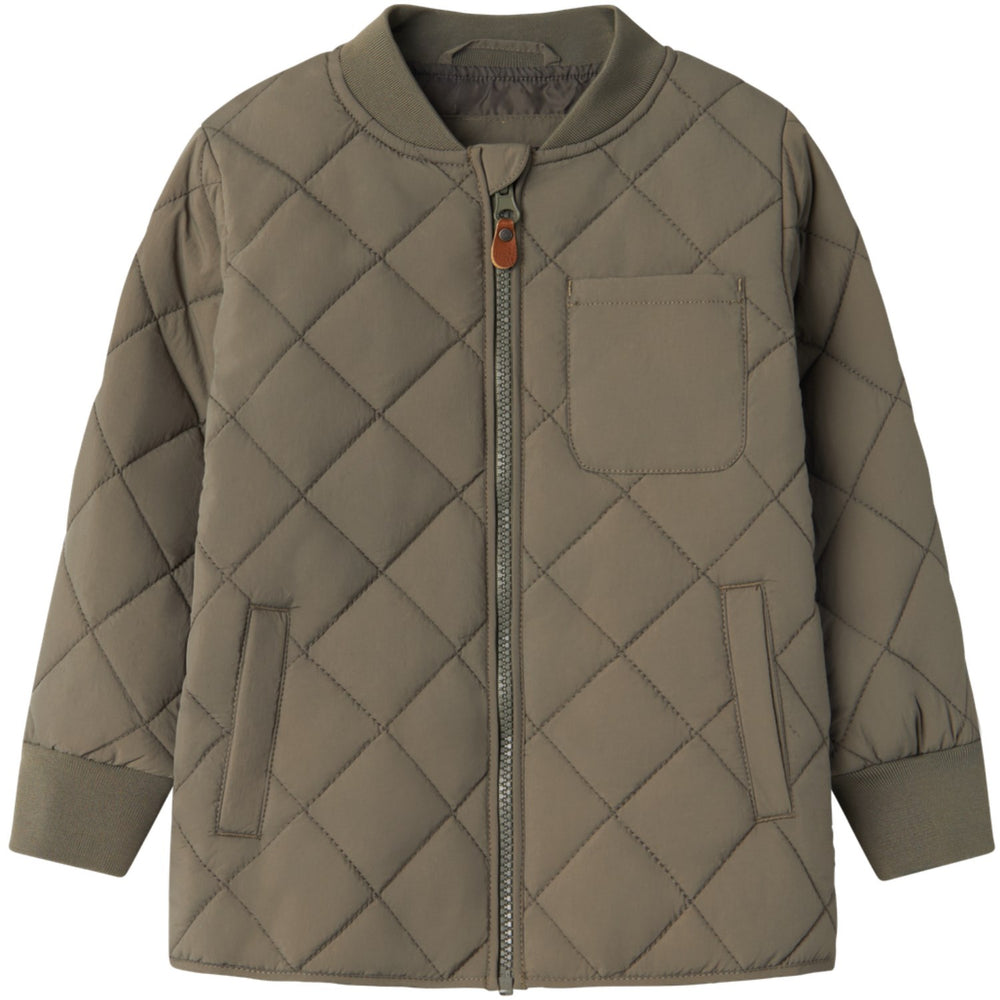 Køb Name It Dusty Olive Marlin Quilt Termojakke Tb