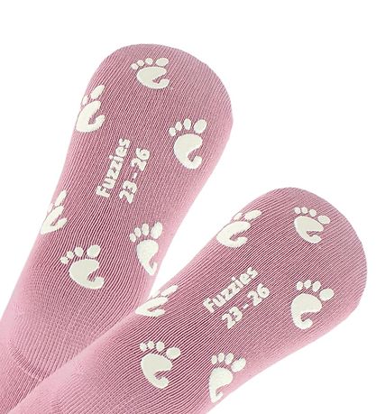 Fuzzies Socken m. Antirutsch - Rosa