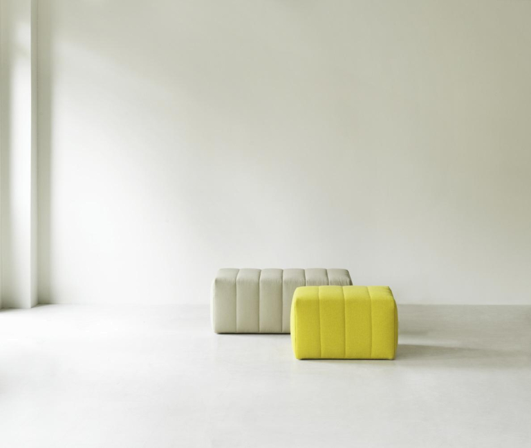 Normann Copenhagen Scene poef small lichtgrijs