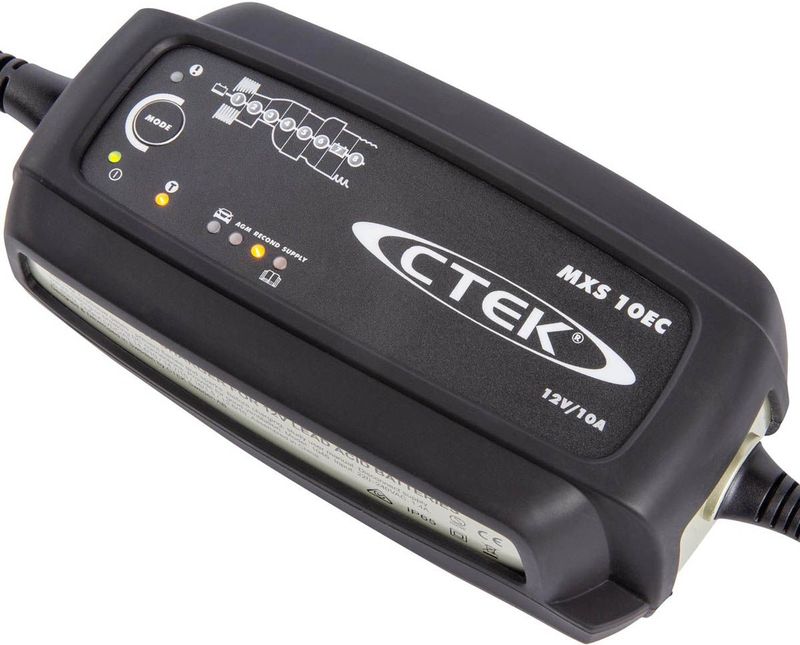 MXS - 10 - Lader - 10A - 12V - Voor Accu's van 20-200Ah