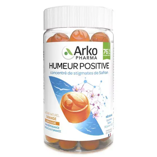 Arkopharma Phyto Gummies Positive Mood Açafrão 60 Gomas