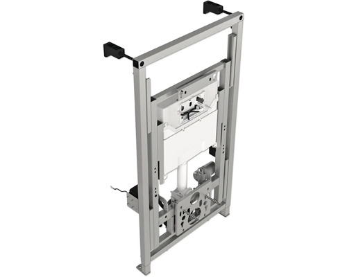 Hewi WC III elektrisch in hoogte verstelbaar toilet-voorwandelement voor handmatige bedieningsplaat, inbouwhoogte 1355 mm, S50.02.01100
