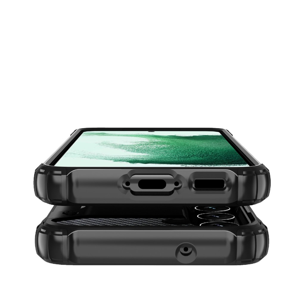 Samsung Galaxy S23 5G Outdoor Hybrid Hardcase Hülle - Schwarz