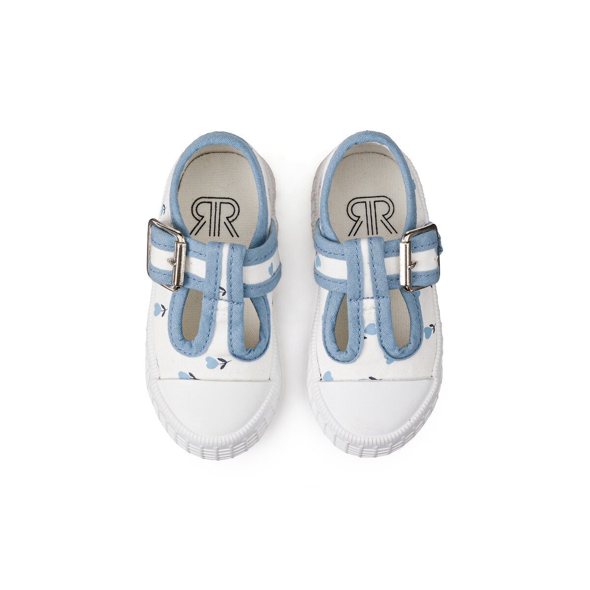 COLEÇÕES LA REDOUTE<br>Tênis estilo bailarina com fivela, estampa floral
