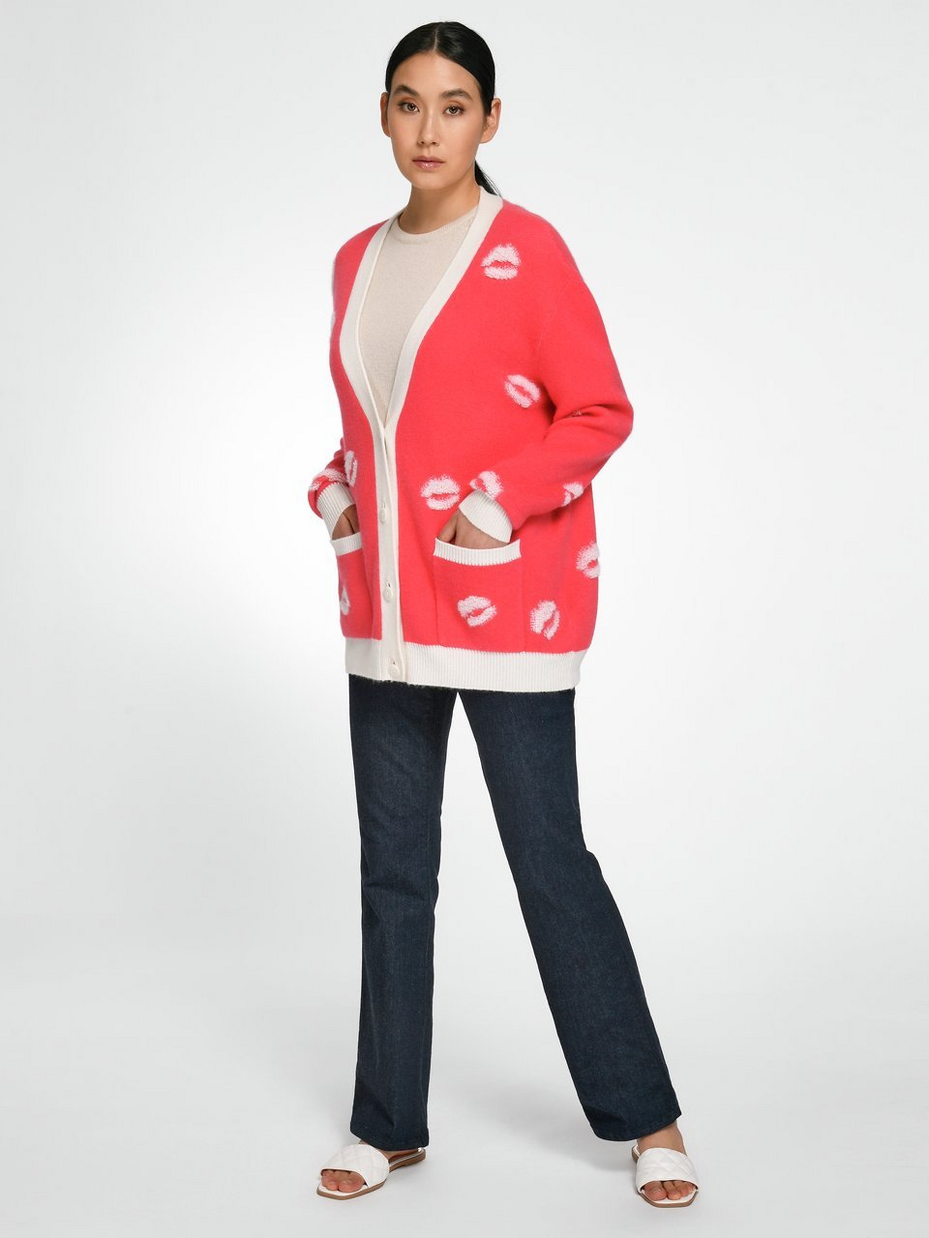 Strickjacke aus 100% Kaschmir