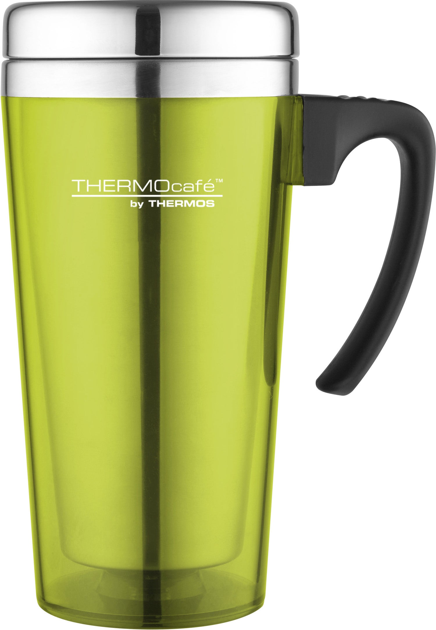 Thermos reisbeker Soft touch groen 0,42 L