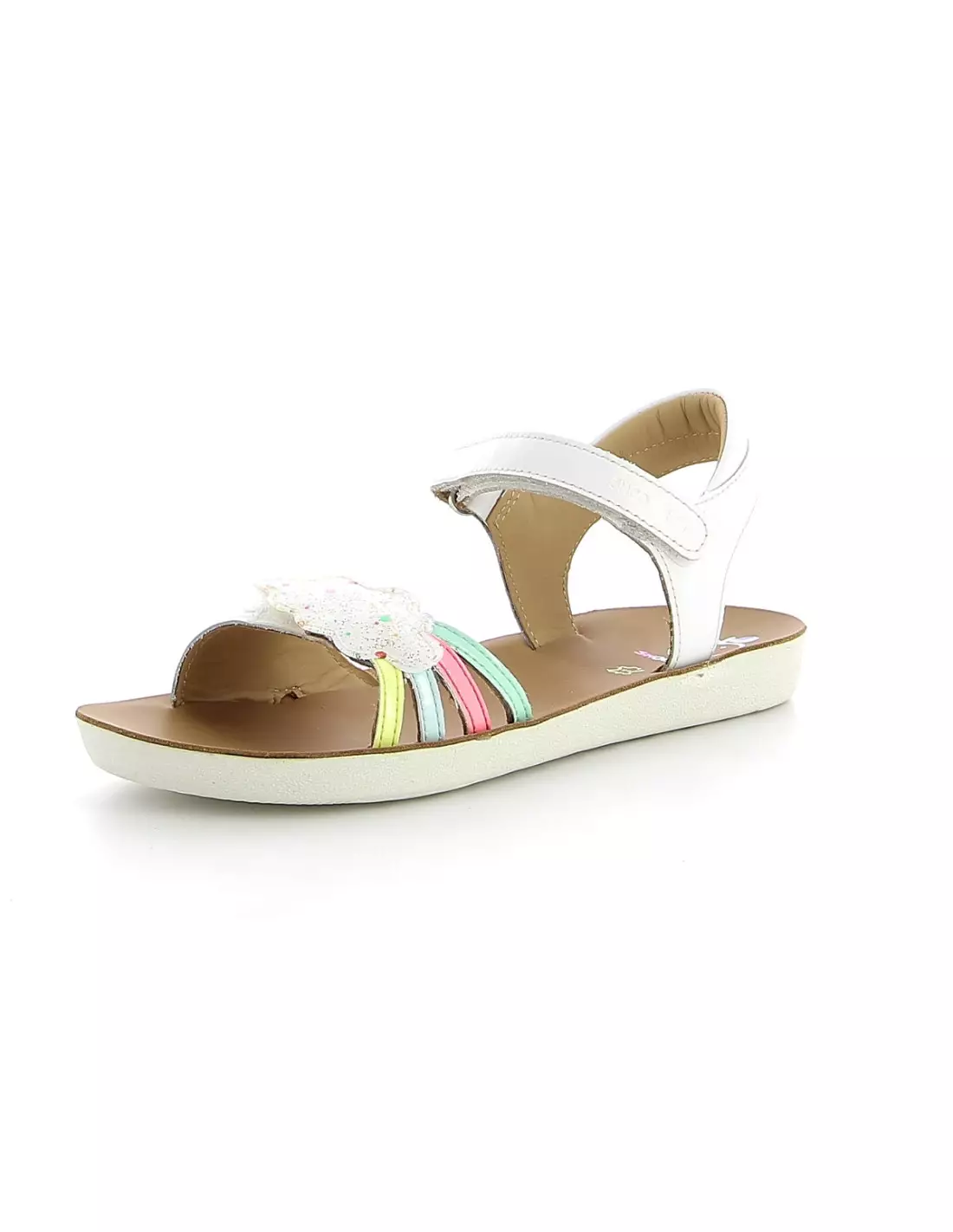 SHOO POM GOA MULTI - Sandales & nu-pieds Whitemultipastel