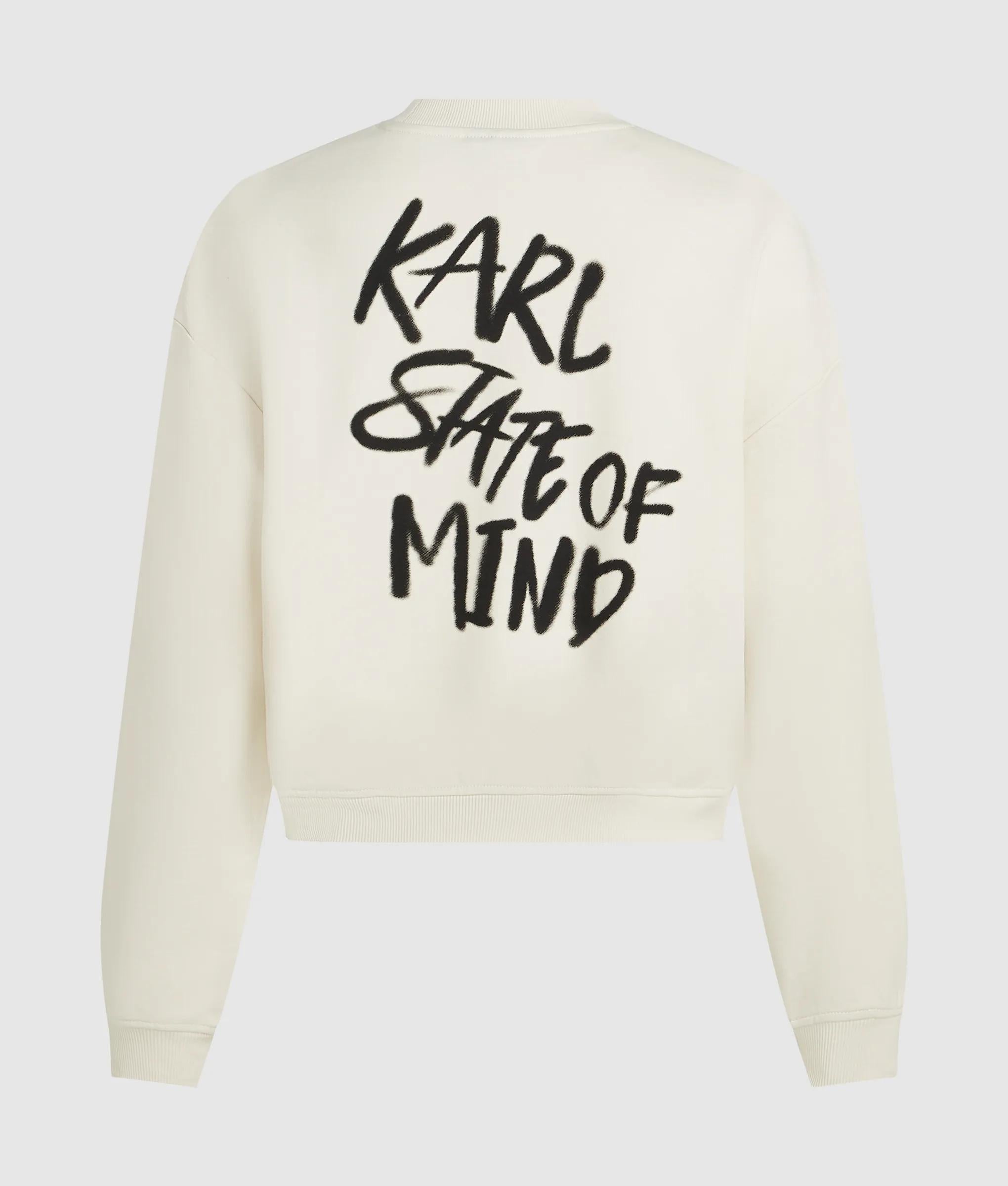 Boxy Karl quote sweatshirt