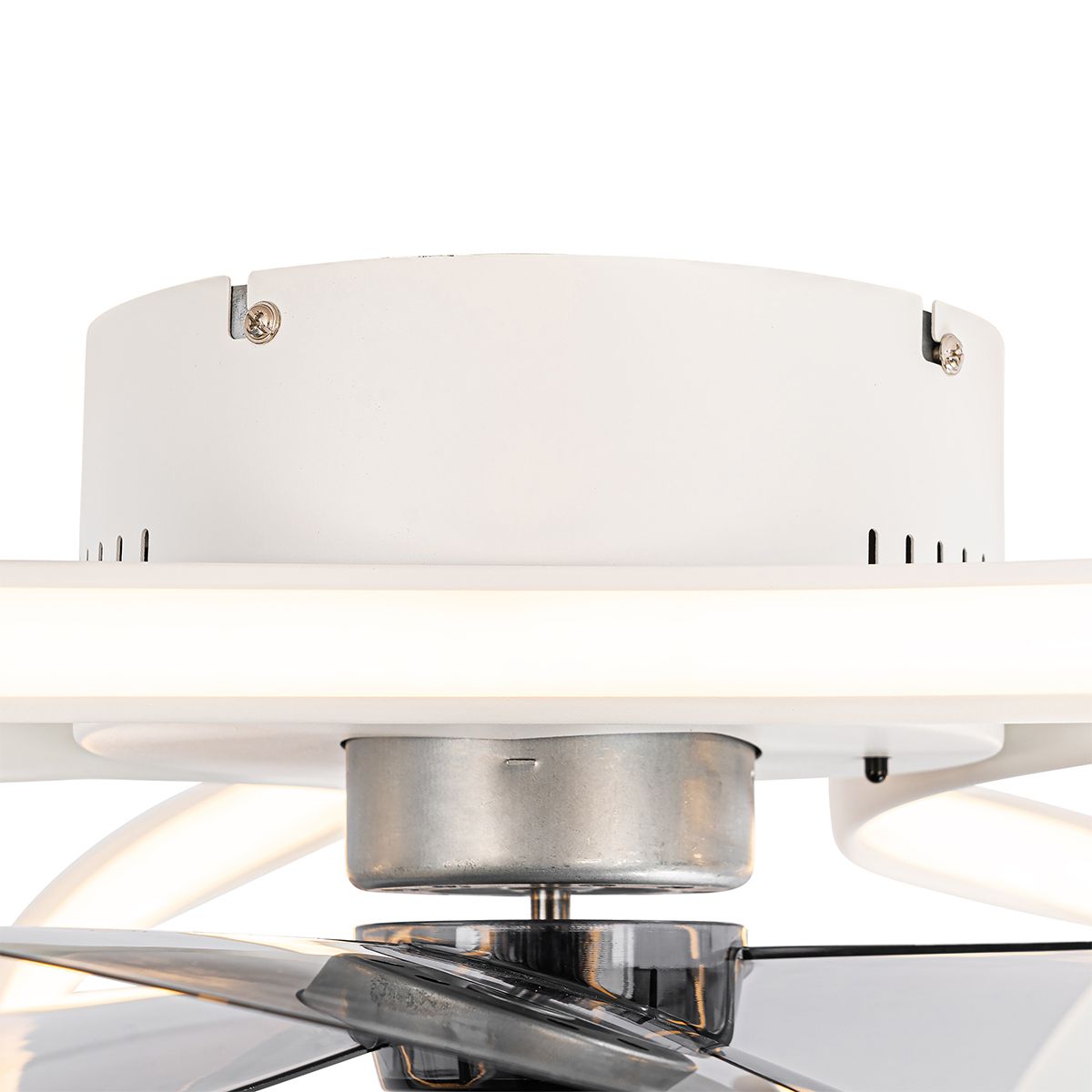 Plafondventilator wit 55cm incl. LED dimbaar met afstandsbediening - Mandy
