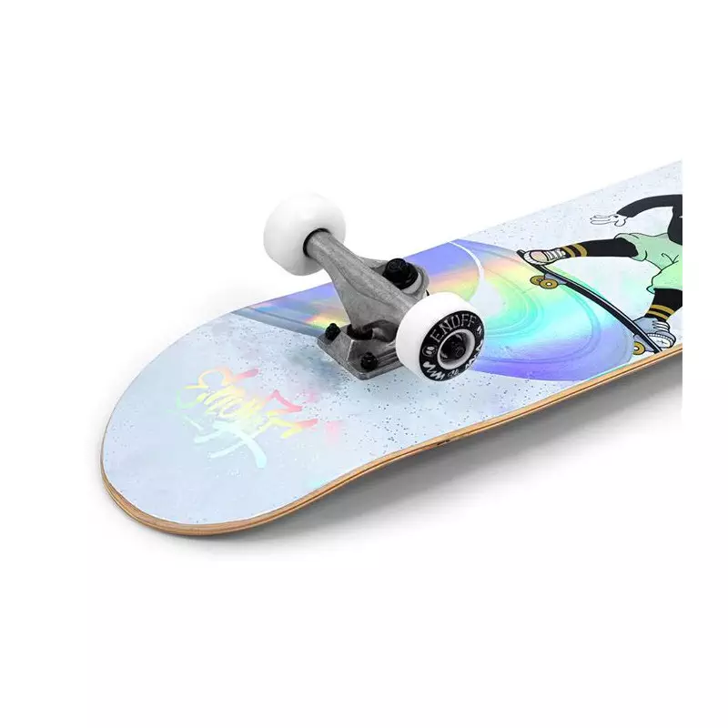 Skate ENUFF SKATEBOARDS Skully Hologram White 7.75 x 31.5