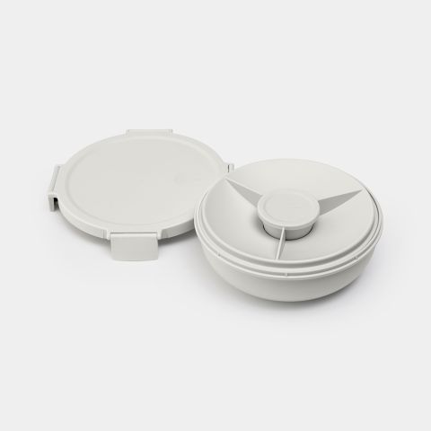 Make & Take Salade Lunchkom 1,3 liter, kunststof - Light Grey