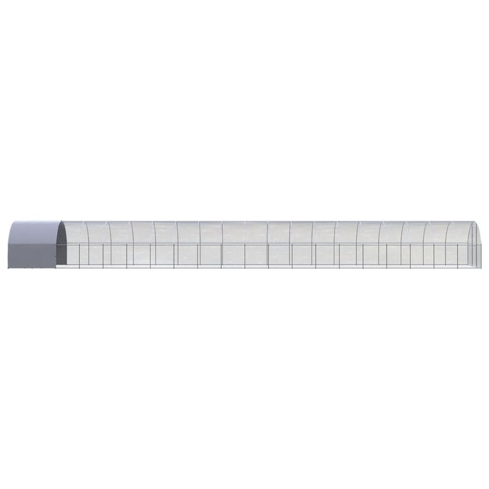 Poulailler d'extérieur 3x20x2 m acier galvanisé