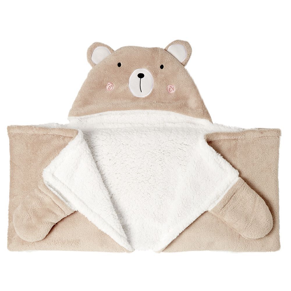 Plaid pour enfant avec capuche