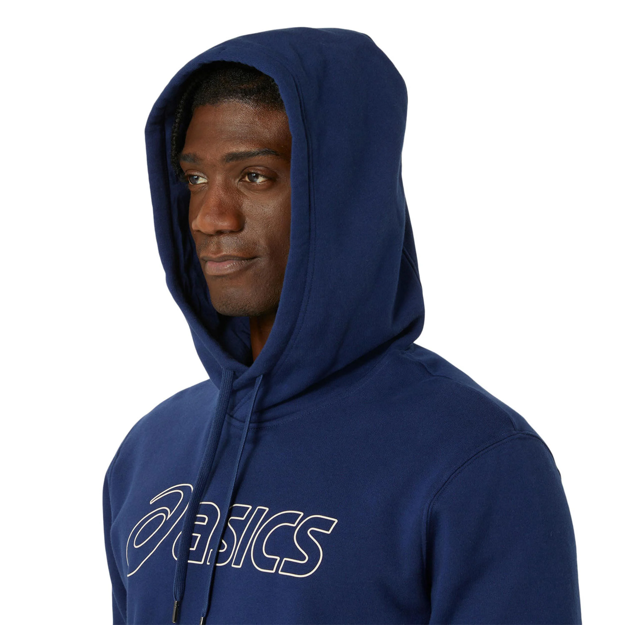 ASICS Logo Sweat À Capuche Hommes - Bleu Foncé