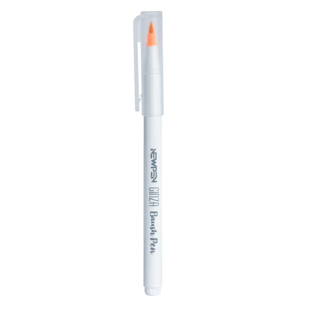 Marcador Ginza Pro Brush Pen Laranja Vulcão