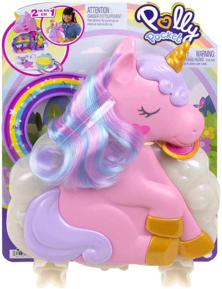 POLLY POCKET - SALON LICORNE ARC EN CIEL