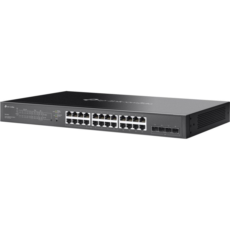 TP-Link Omada SG2428LP commutateur réseau Géré L2/L2+ Gigabit Ethernet (10/100/1000) Connexion Ethernet, supportant l'alimentation via ce port (PoE) Gris