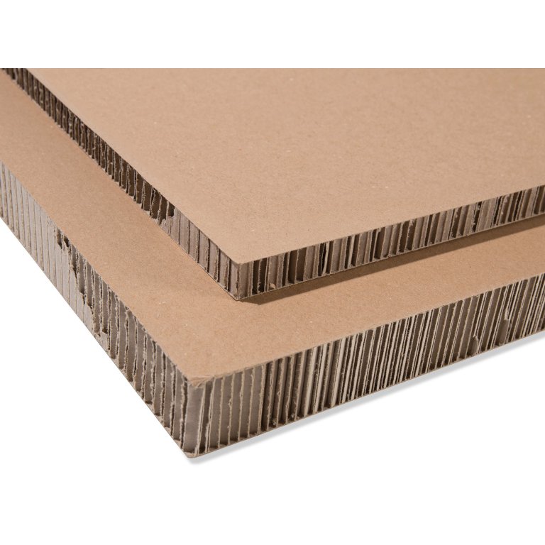Pappwabenplatte papierkaschiert, HoneyComb, braun