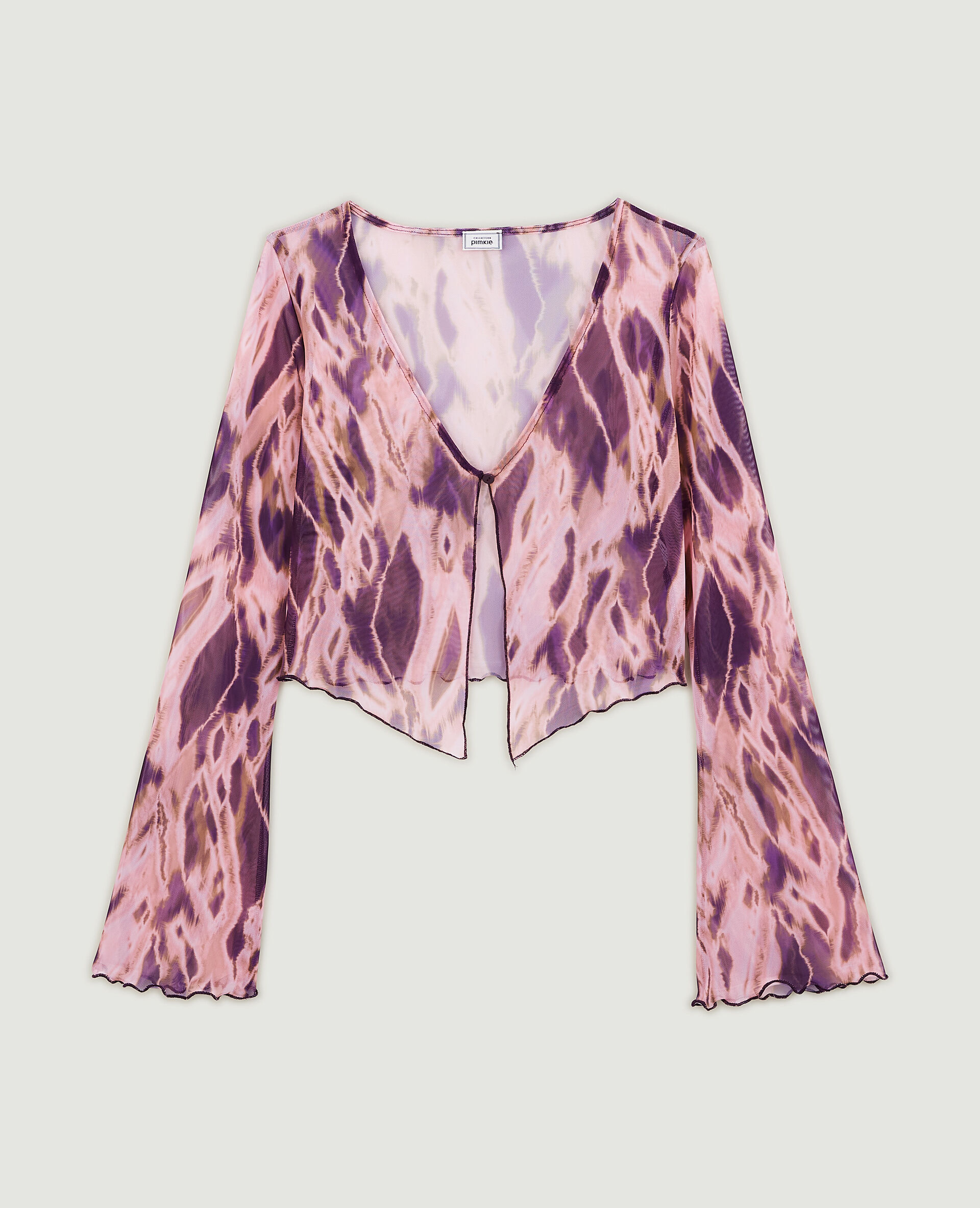 Top court en tulle - Rose clair