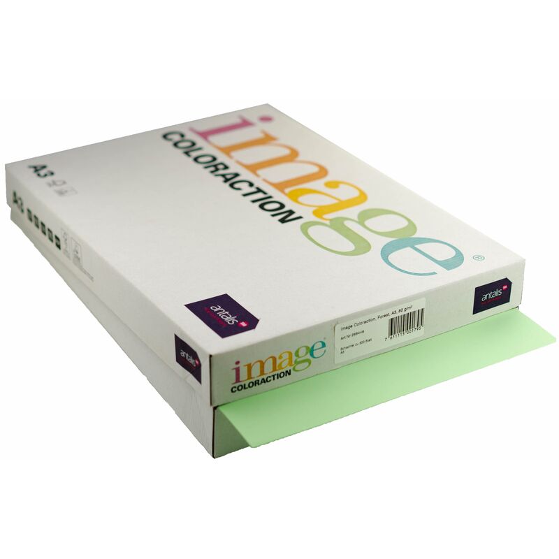 Image Coloraction Papier farbig, A3, 80 g/m², forest grün