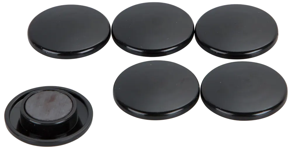 Magneter 30 mm 6-pak - assorteret farve