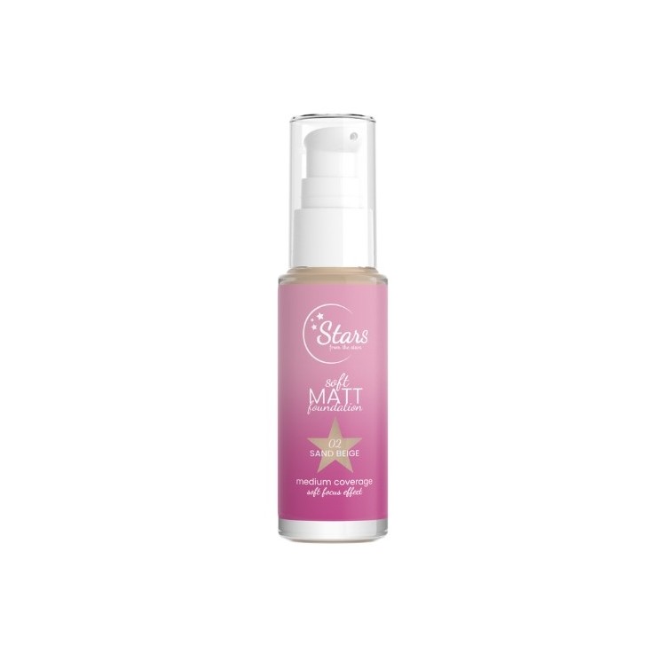 Stars from the Stars Soft Matt Foundation mattierende Gesichtsgrundierung /02/ Sand Beige 30 ml(28-02-2026)