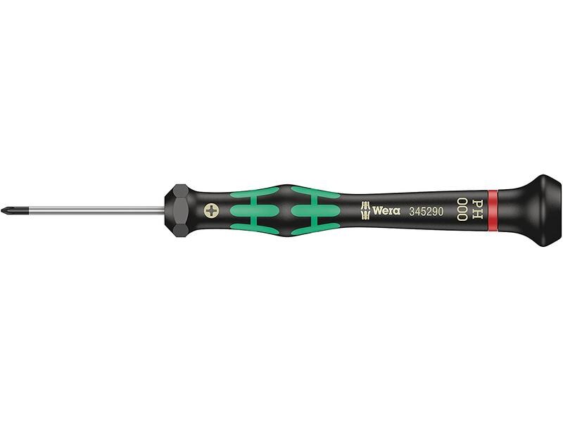 Wera Schraubenzieher 2050 PH 000 x 40 mm Kreuzschlitz Elektroniker-Kreuzschlitzschraubendreher