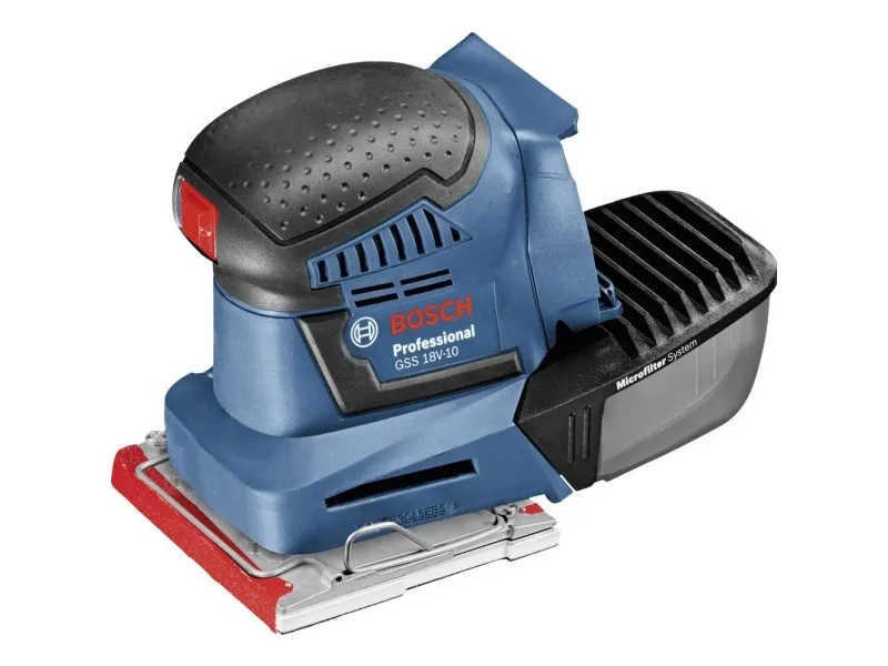 Bosch GSS 18V-10 - Professional Rystepudser - 18V - SOLO - Uden batteri og Lader