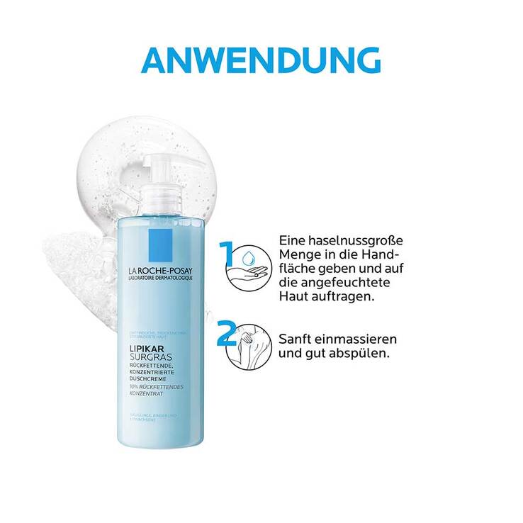 La Roche-Posay Lipikar Surgras Duschcreme, 400 ml
