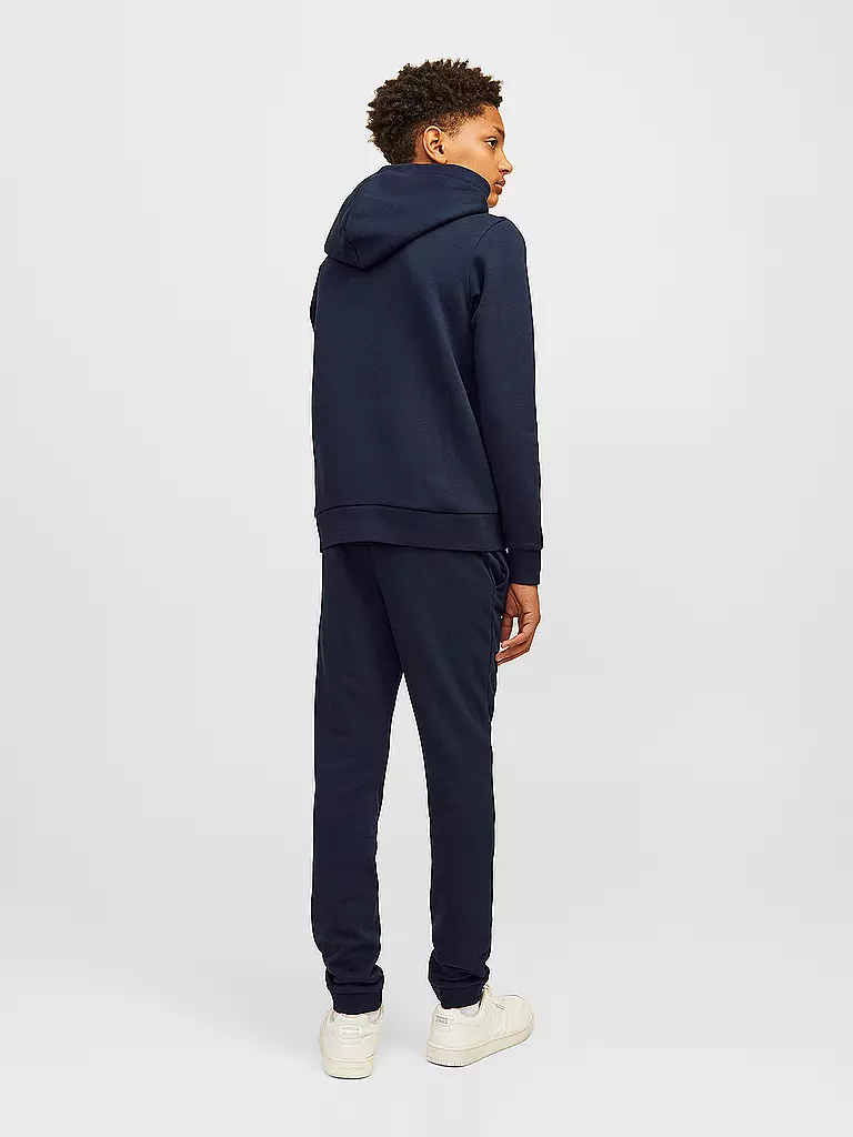 JACK & JONES Jungen Kapuzensweater - Hoodie JJELOGO dunkelblau