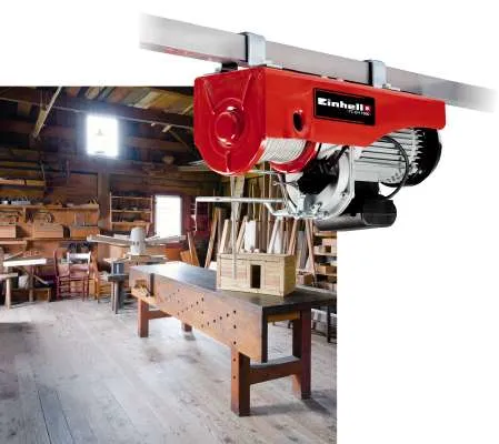 Einhell TC-EH 1000, 999 kg, 18 m, 9 m, 4 m/min, 8 m/min, 1600 W