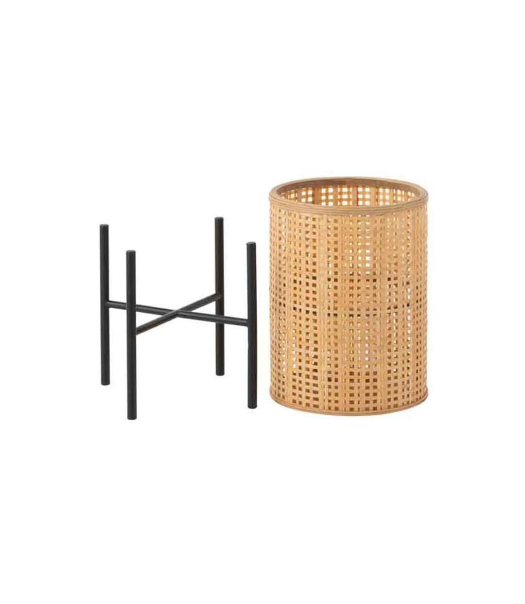 Paris Prix - Lanterne Sur Pied Bambou fernando 50cm Naturel