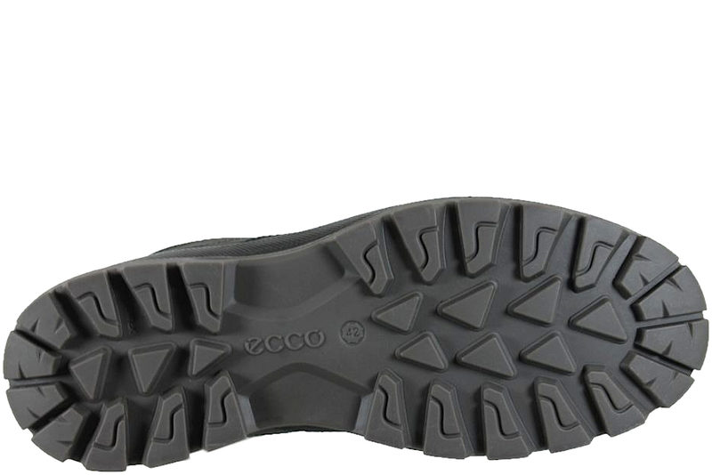 ECCO RUGGED TRACK TRAVESKO I SORT OLIERET SKIND