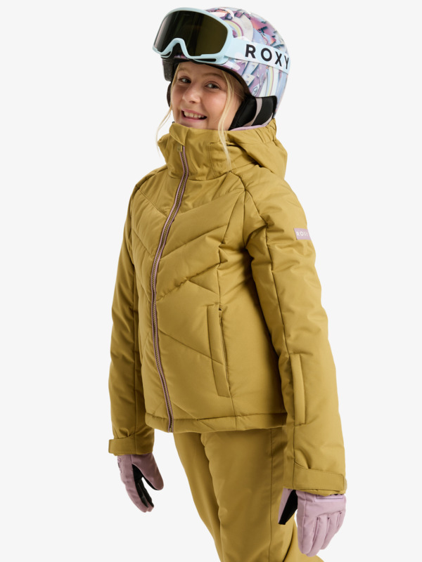 Snowsylva 10K Veste de snow technique Beige Fille 8-16 ans