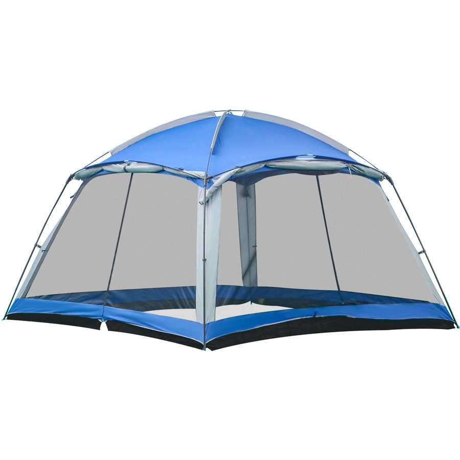 Outsunny Camping Zelt mit Tragetasche bunt