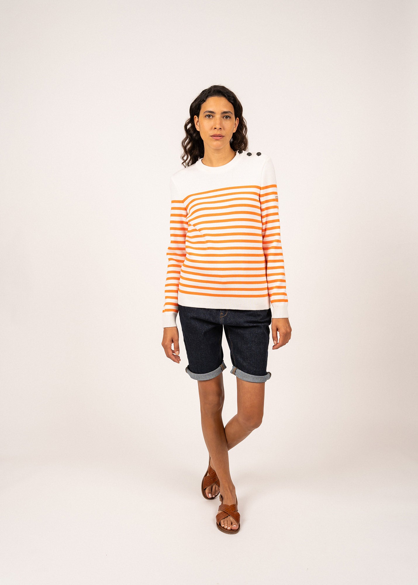 Pull marin rayé Rochefort