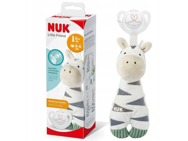 NUK Schnuller Buddy Little Friend Zebra