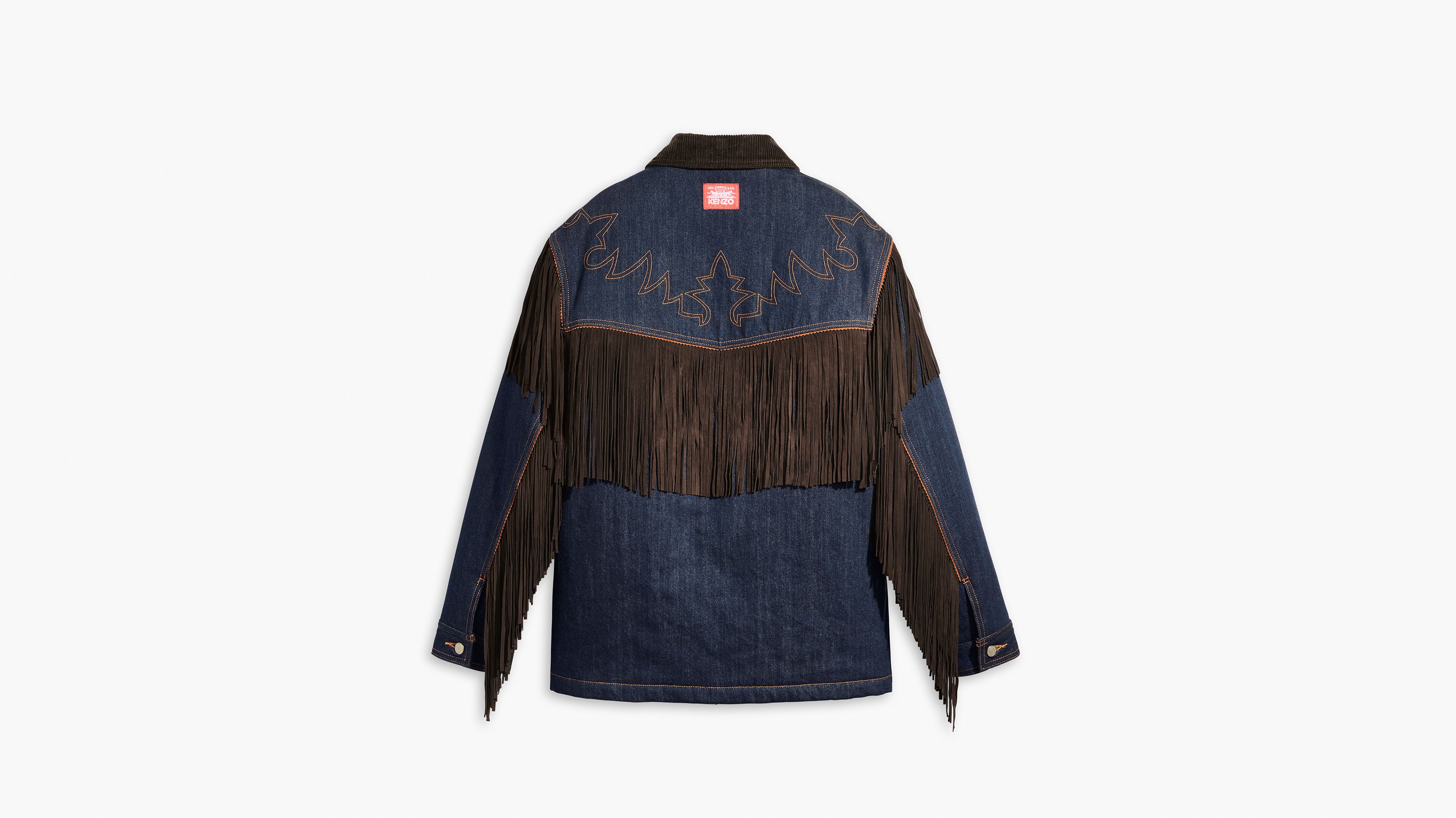 Levi's® x KENZO Fringe Jacket - Indigo Rinse - Bleu