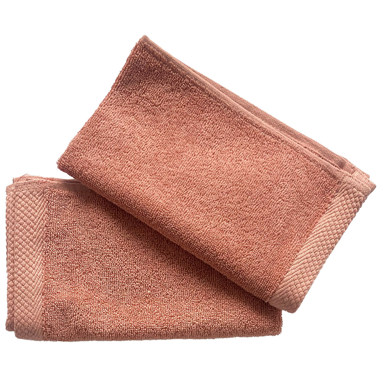 Soft by Perle de Coton 2 Serviettes Invité blush