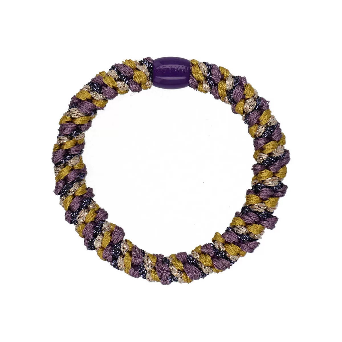 By Stær Hårelastikker - Multi Purple, Dijon glitter